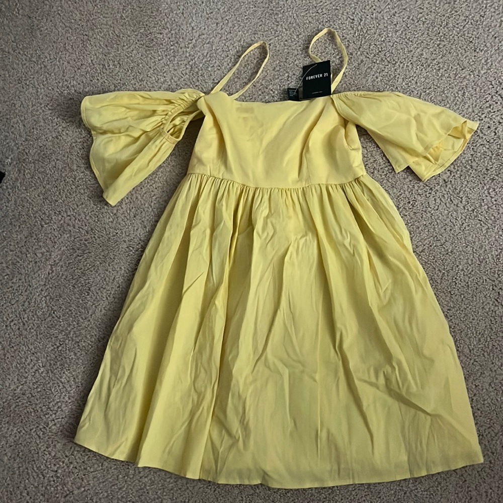 Yellow Forever 21 Dress size S